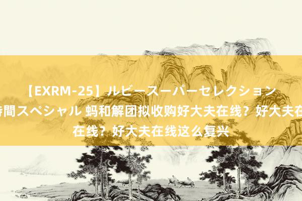 【EXRM-25】ルビースーパーセレクション 巨乳豊満4時間スペシャル 蚂和解团拟收购好大夫在线？好大夫在线这么复兴