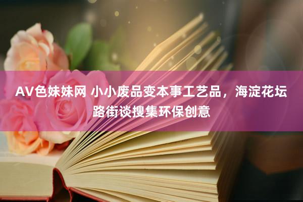 AV色妹妹网 小小废品变本事工艺品，海淀花坛路街谈搜集环保创意