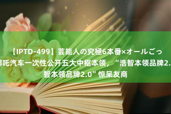 【IPTD-499】芸能人の究極6本番×オールごっくん AYA 哪吒汽车一次性公开五大中枢本领，“浩智本领品牌2.0”惊呆友商