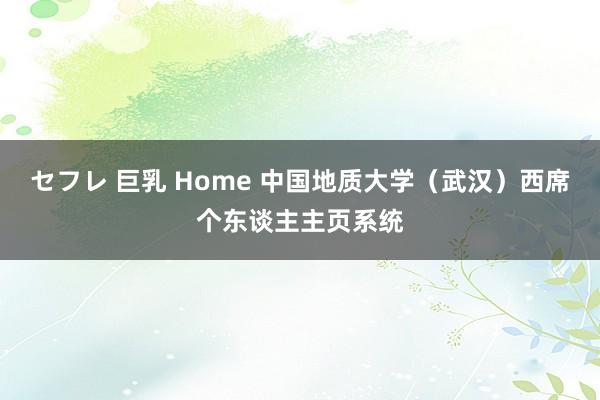 セフレ 巨乳 Home 中国地质大学（武汉）西席个东谈主主页系统